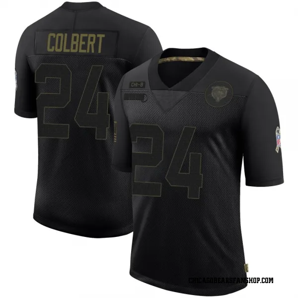 Men's Adrian Colbert Chicago Bears Limited Black 2020 Salute To Service Jersey