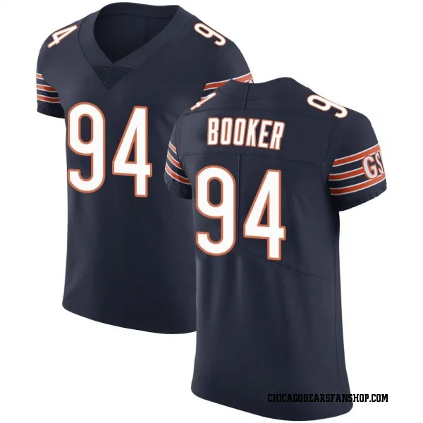 Men's Austin Booker Chicago Bears Elite Navy Team Color Vapor Untouchable Jersey