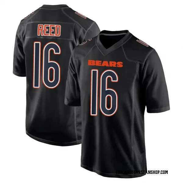 Men's Austin Reed Chicago Bears Game Black Carbon Fashion Jersey