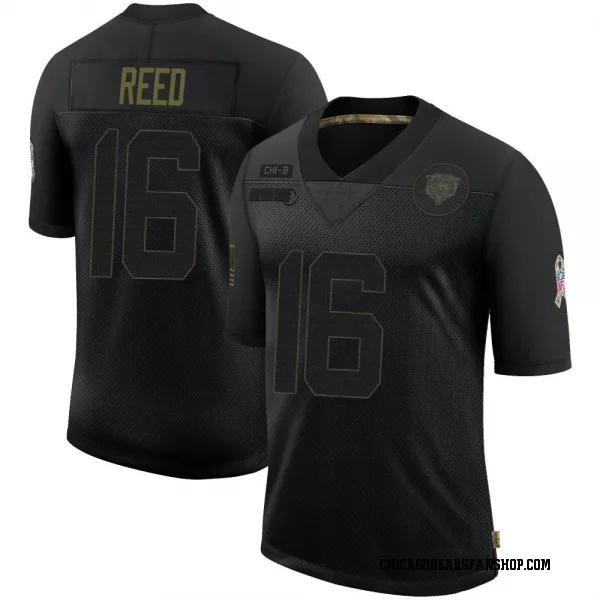 Men's Austin Reed Chicago Bears Limited Black 2020 Salute To Service Jersey