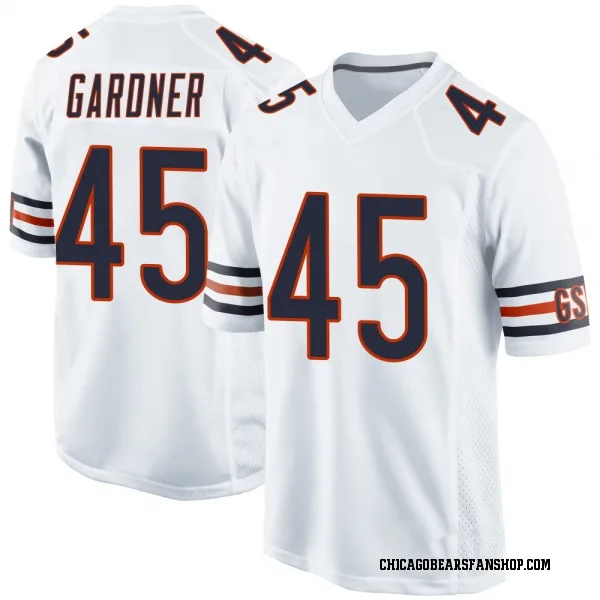 Men's Beau Gardner Chicago Bears Game White Jersey