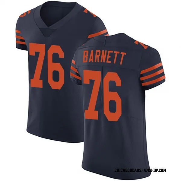 Men's Caden Barnett Chicago Bears Elite Navy Blue Alternate Vapor Untouchable Jersey