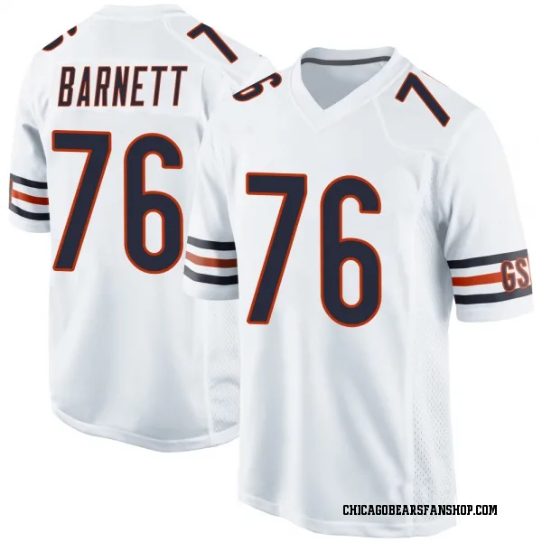 Men's Caden Barnett Chicago Bears Game White Jersey