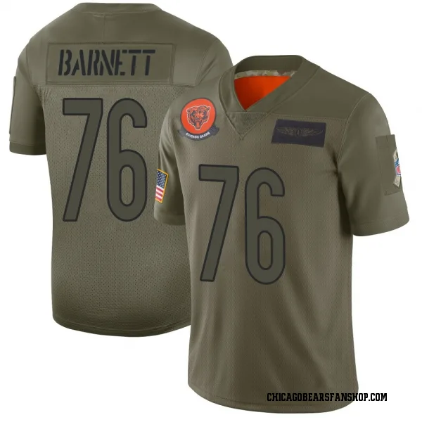 Men's Caden Barnett Chicago Bears Limited Camo 2019 Salute to Service Jersey