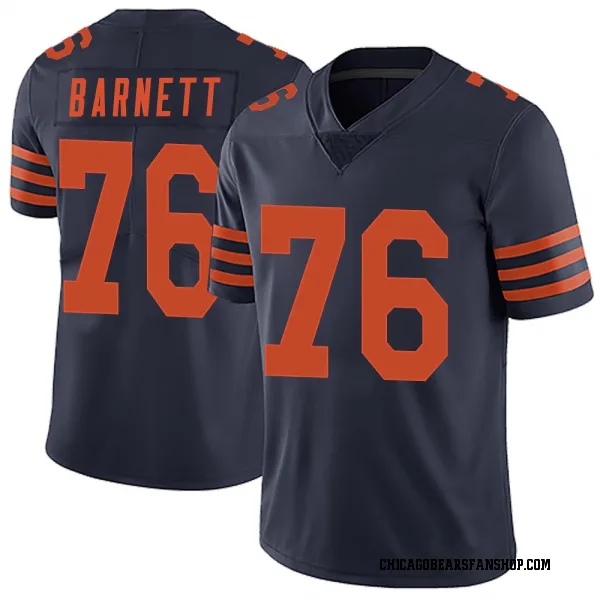 Men's Caden Barnett Chicago Bears Limited Navy Blue Alternate Vapor Untouchable Jersey