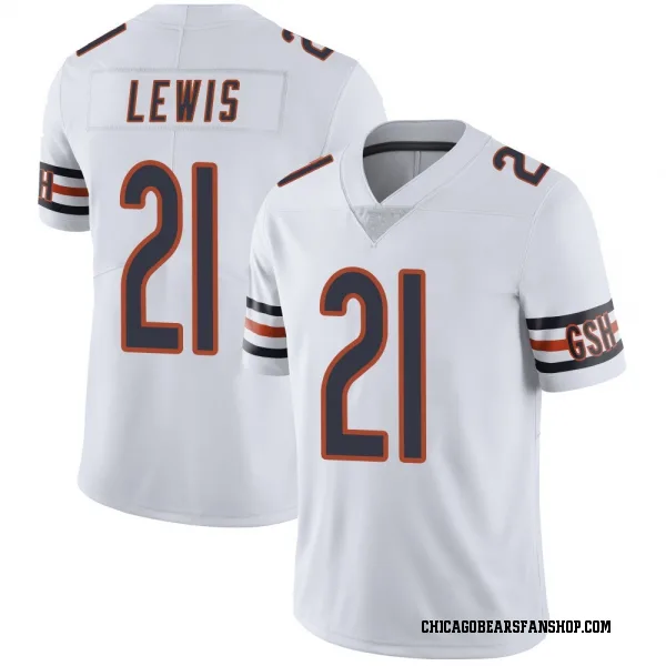 Men's Cam Lewis Chicago Bears Limited White Vapor Untouchable Jersey