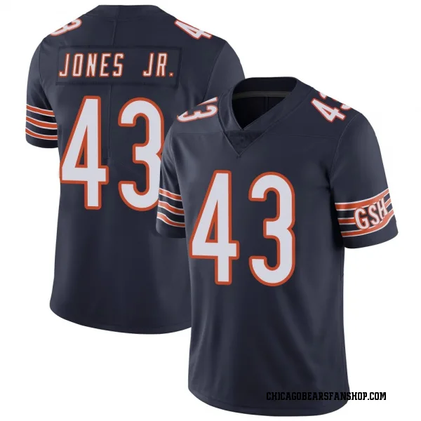 Men's Carl Jones Jr. Chicago Bears Limited Navy Team Color Vapor Untouchable Jersey