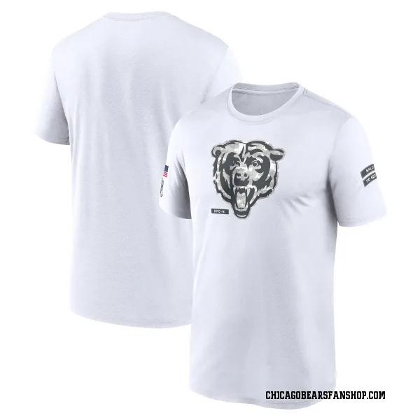 Men's Chicago Bears Legend White 2024 Salute To Service Performance T-Shirt