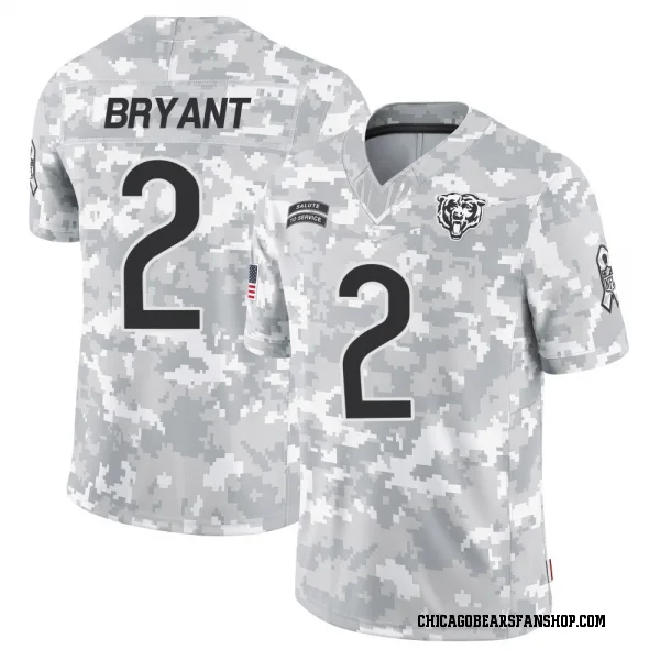 Men's Coby Bryant Chicago Bears Limited Arctic Camo 2024 Salute to Service Jersey