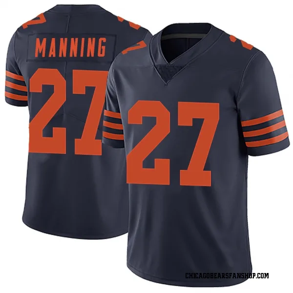 Men's Dontae Manning Chicago Bears Limited Navy Blue Alternate Vapor Untouchable Jersey