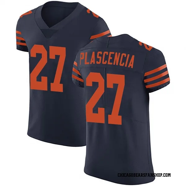Men's Gabriel Plascencia Chicago Bears Elite Navy Blue Alternate Vapor Untouchable Jersey