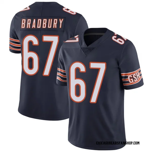 Men's Garrett Bradbury Chicago Bears Limited Navy Team Color Vapor Untouchable Jersey