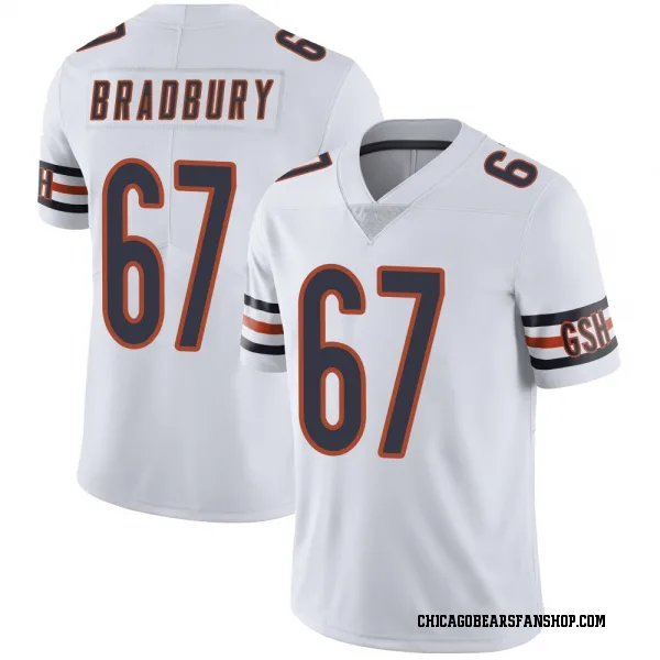 Men's Garrett Bradbury Chicago Bears Limited White Vapor Untouchable Jersey
