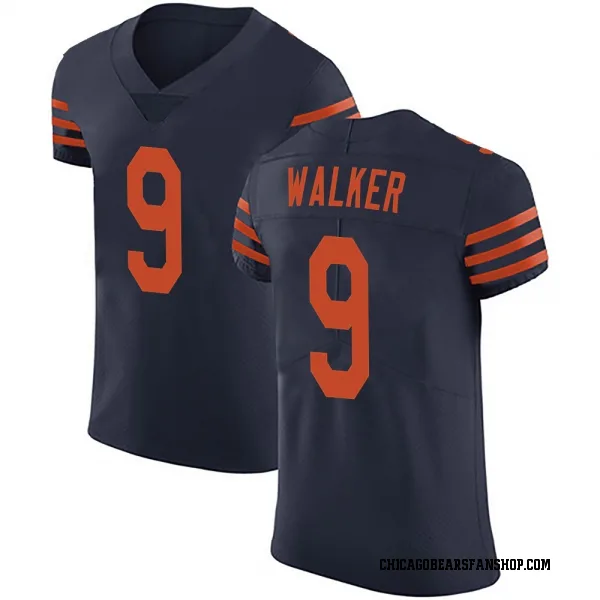 Men's Jahdae Walker Chicago Bears Elite Navy Blue Alternate Vapor Untouchable Jersey