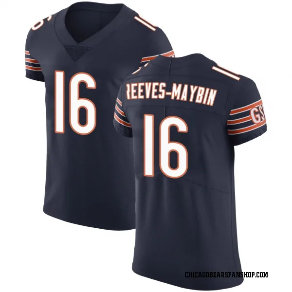 Men's Jalen Reeves-Maybin Chicago Bears Elite Navy Team Color Vapor Untouchable Jersey
