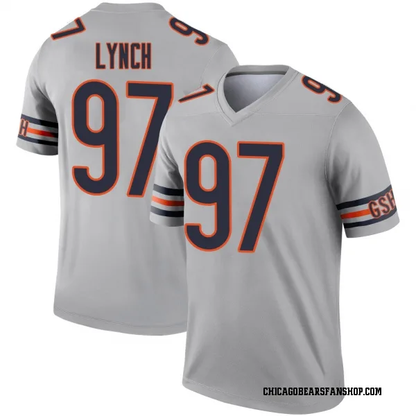 Men's James Lynch Chicago Bears Legend Inverted Silver Jersey
