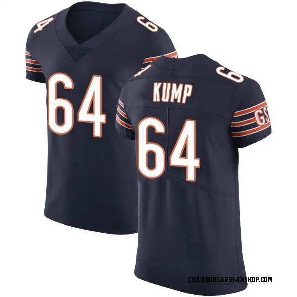 Men's Jaren Kump Chicago Bears Elite Navy Team Color Vapor Untouchable Jersey
