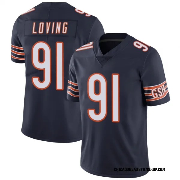 Men's Jayden Loving Chicago Bears Limited Navy Team Color Vapor Untouchable Jersey