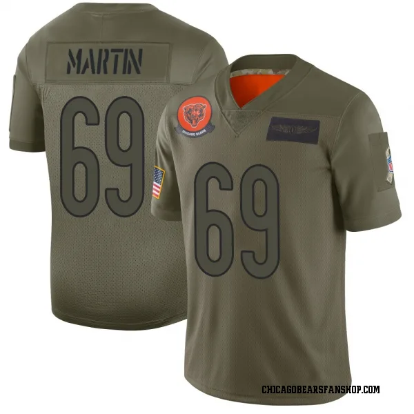 Men's Jeremiah Martin Chicago Bears Limited Camo 2019 Salute to Service Jersey