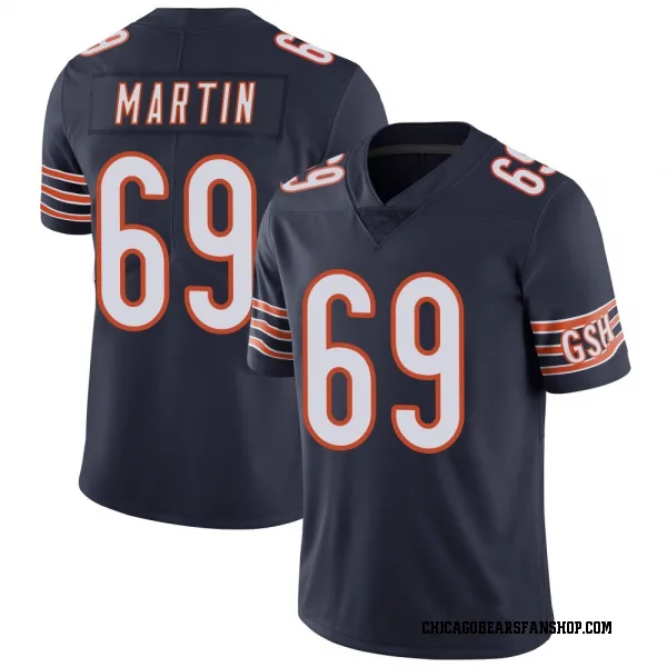 Men's Jeremiah Martin Chicago Bears Limited Navy Team Color Vapor Untouchable Jersey