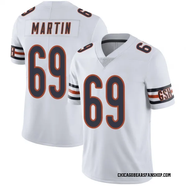 Men's Jeremiah Martin Chicago Bears Limited White Vapor Untouchable Jersey