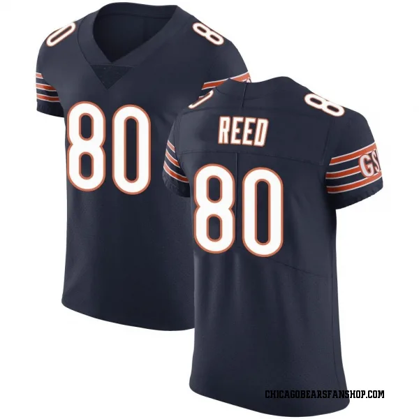 Men's Joe Reed Chicago Bears Elite Navy Team Color Vapor Untouchable Jersey