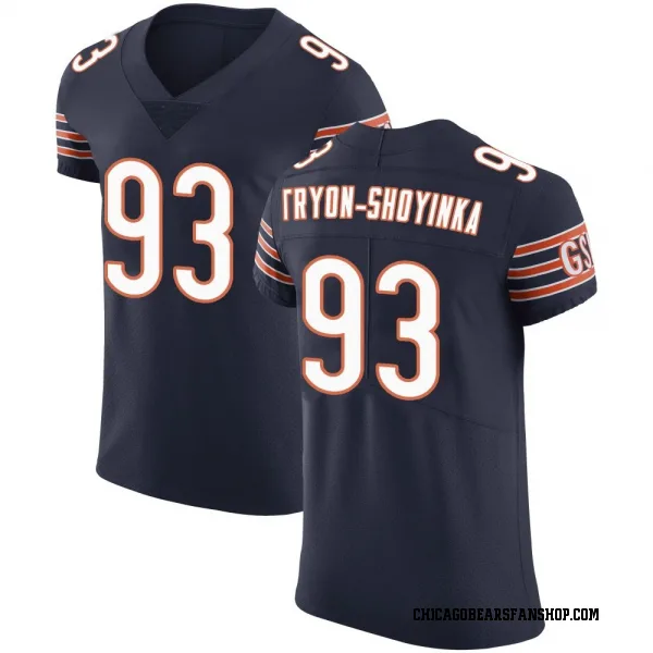Men's Joe Tryon-Shoyinka Chicago Bears Elite Navy Team Color Vapor Untouchable Jersey