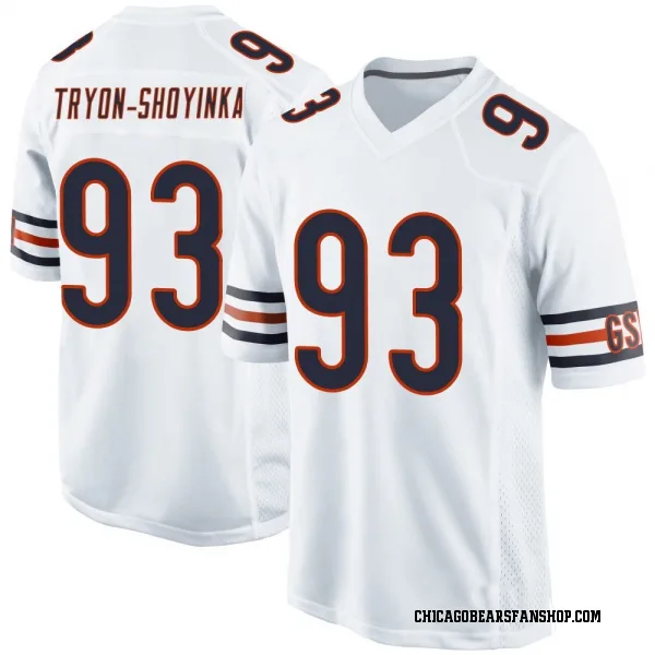 Men's Joe Tryon-Shoyinka Chicago Bears Game White Jersey