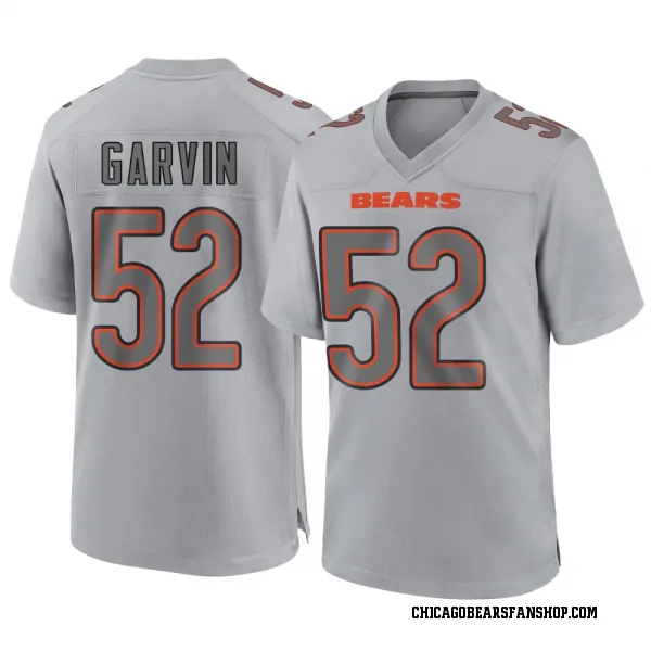 Men's Jonathan Garvin Chicago Bears Game Gray Atmosphere Fashion Jersey