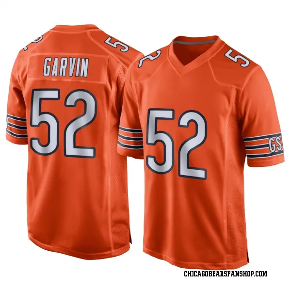 Men's Jonathan Garvin Chicago Bears Game Orange Alternate Jersey
