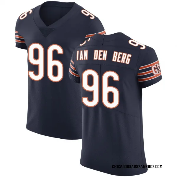 Men's Jordan van den Berg Chicago Bears Elite Navy Team Color Vapor Untouchable Jersey
