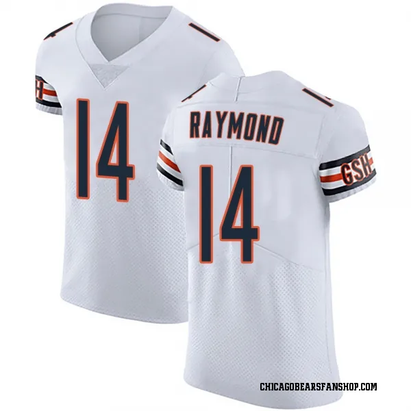 Men's Kalif Raymond Chicago Bears Elite White Vapor Untouchable Jersey