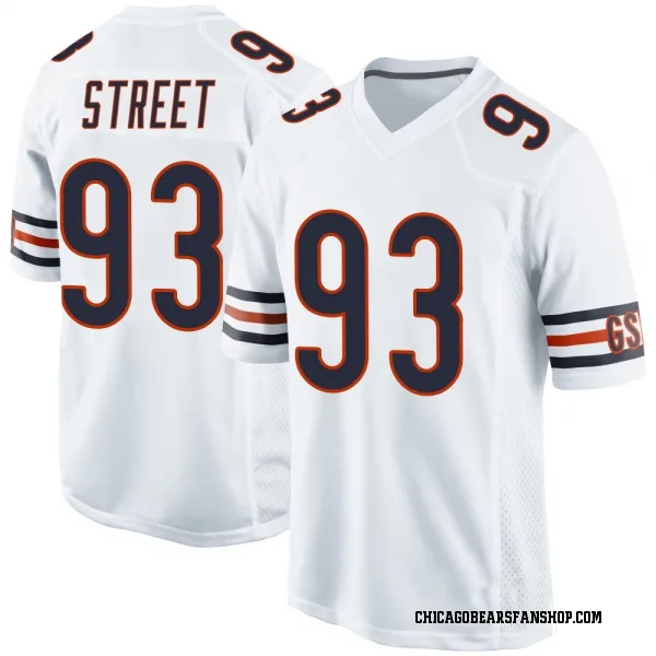 Men's Kentavius Street Chicago Bears Game White Jersey