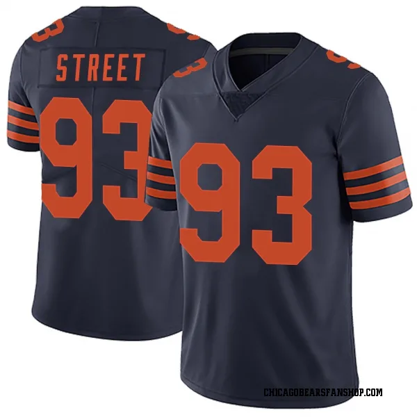 Men's Kentavius Street Chicago Bears Limited Navy Blue Alternate Vapor Untouchable Jersey