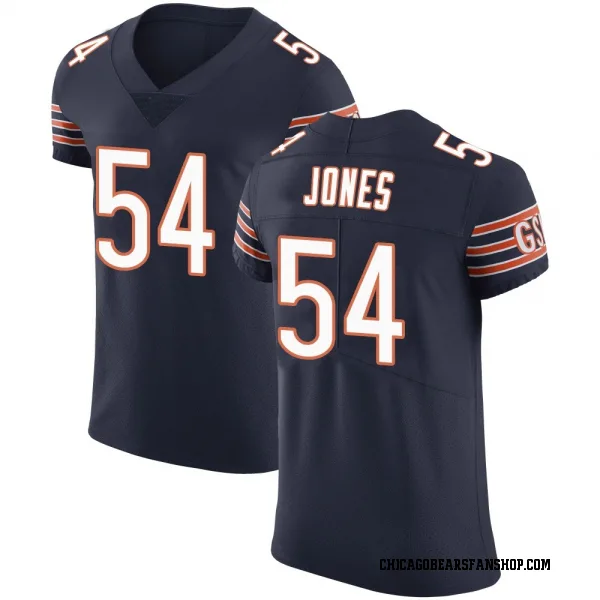 Men's Logan Jones Chicago Bears Elite Navy Team Color Vapor Untouchable Jersey