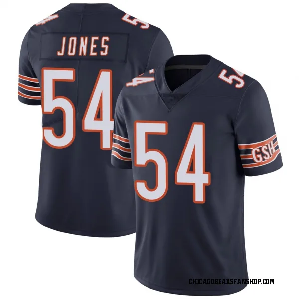 Men's Logan Jones Chicago Bears Limited Navy Team Color Vapor Untouchable Jersey