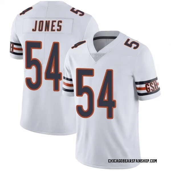 Men's Logan Jones Chicago Bears Limited White Vapor Untouchable Jersey