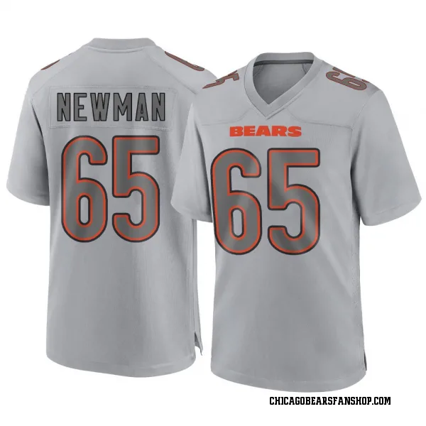 Men's Luke Newman Chicago Bears Game Gray Atmosphere Fashion Jersey