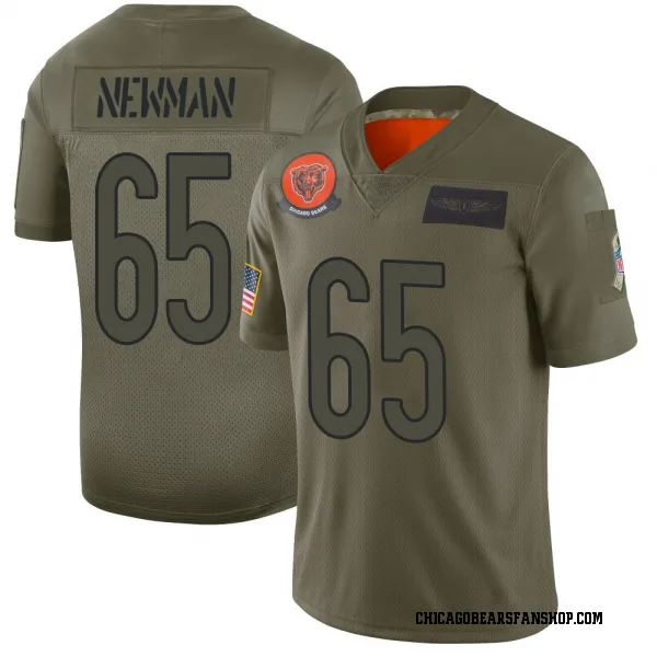 Men's Luke Newman Chicago Bears Limited Camo 2019 Salute to Service Jersey