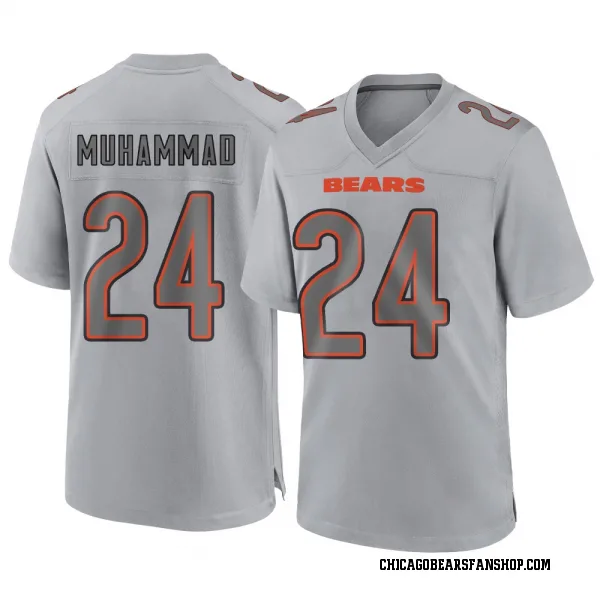 Men's Malik Muhammad Chicago Bears Game Gray Atmosphere Fashion Jersey