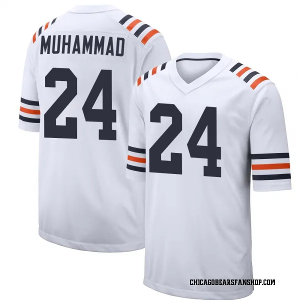 Men's Malik Muhammad Chicago Bears Game White Alternate Classic Jersey