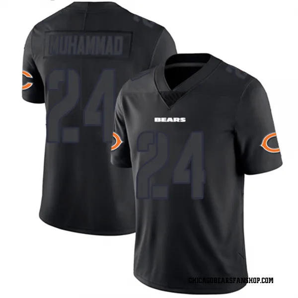 Men's Malik Muhammad Chicago Bears Limited Black Impact Jersey