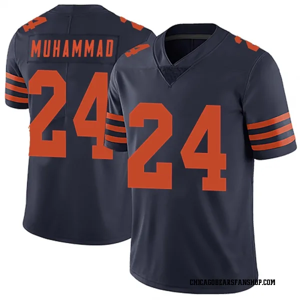 Men's Malik Muhammad Chicago Bears Limited Navy Blue Alternate Vapor Untouchable Jersey