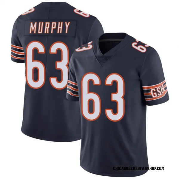 Men's Mason Murphy Chicago Bears Limited Navy Team Color Vapor Untouchable Jersey
