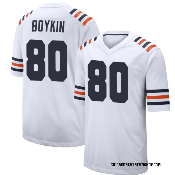 Men's Miles Boykin Chicago Bears Game White Alternate Classic Jersey