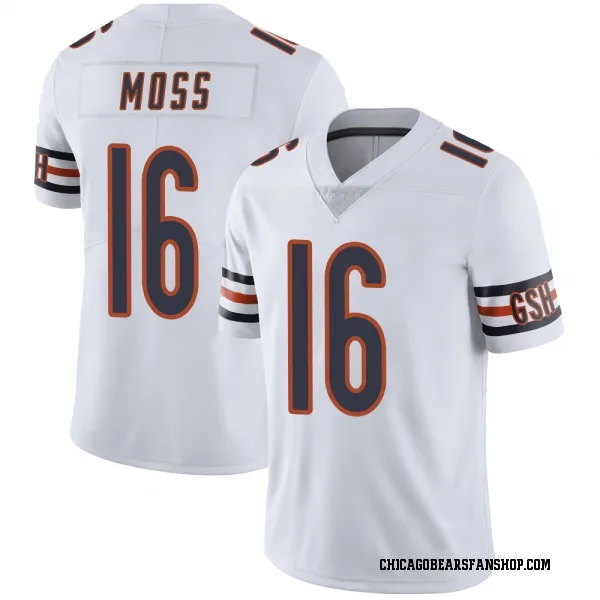 Men's Miller Moss Chicago Bears Limited White Vapor Untouchable Jersey