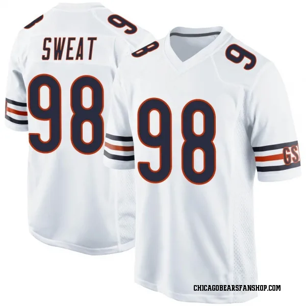 Men's Montez Sweat Chicago Bears Game White Jersey