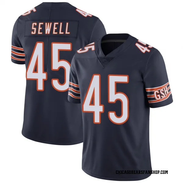 Men's Nephi Sewell Chicago Bears Limited Navy Team Color Vapor Untouchable Jersey