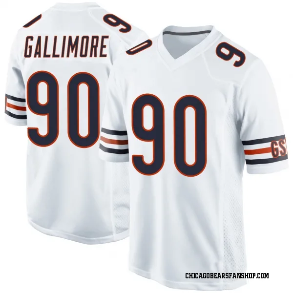 Men's Neville Gallimore Chicago Bears Game White Jersey