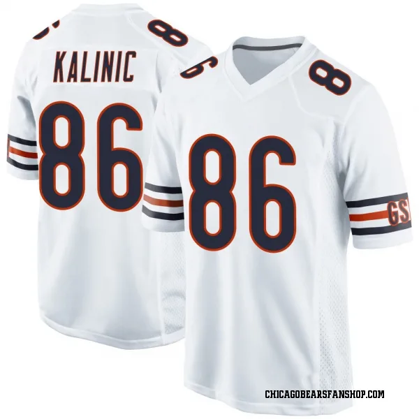 Men's Nikola Kalinic Chicago Bears Game White Jersey
